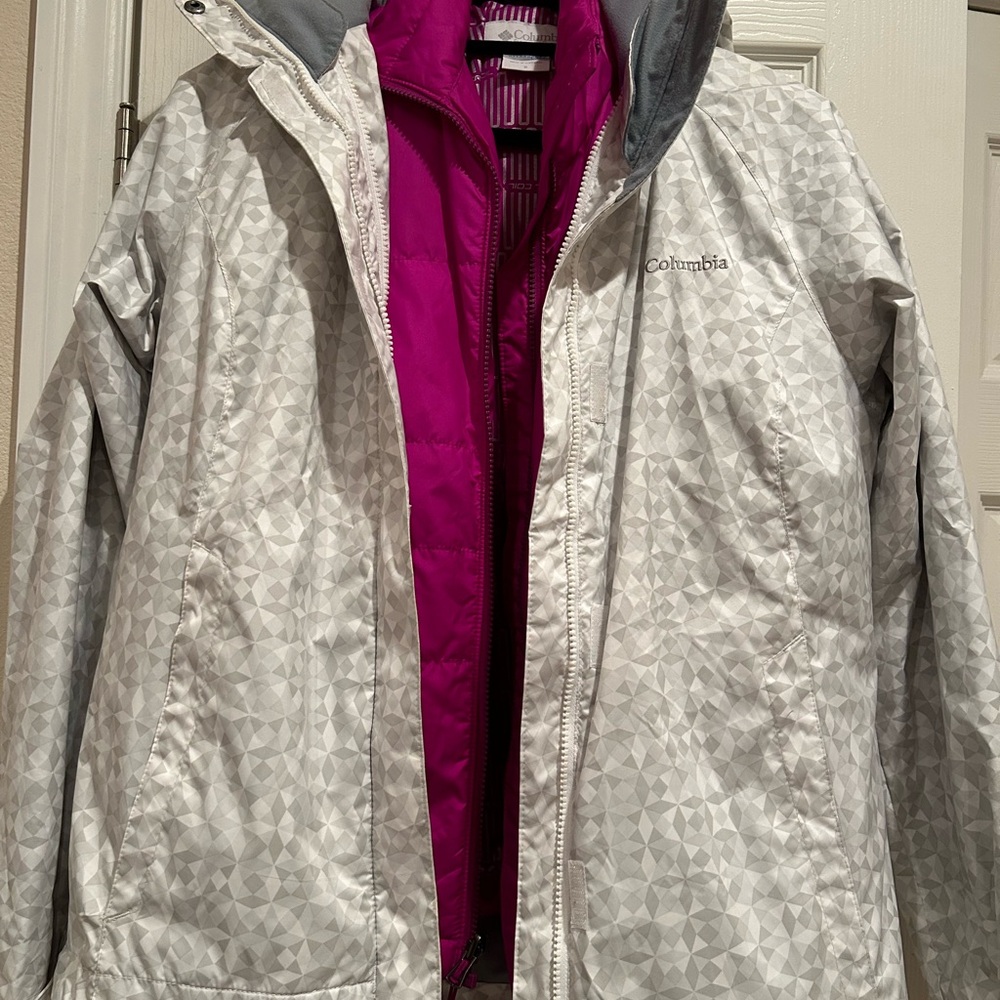 Columbia 3-in-1 Thermal Coil Interchange Ski Snowboard Jacket Size S / M